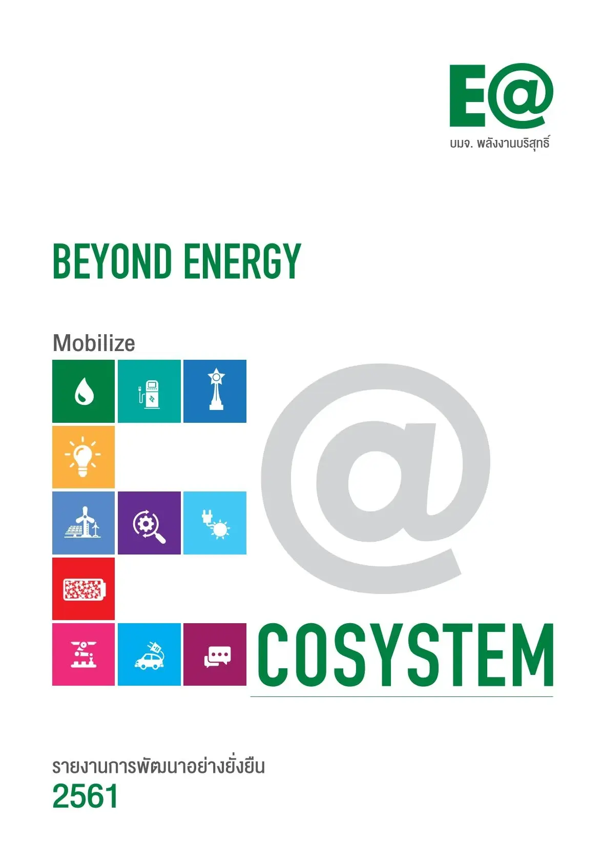 รายงานความยั่งยืน ประจำปี 2561